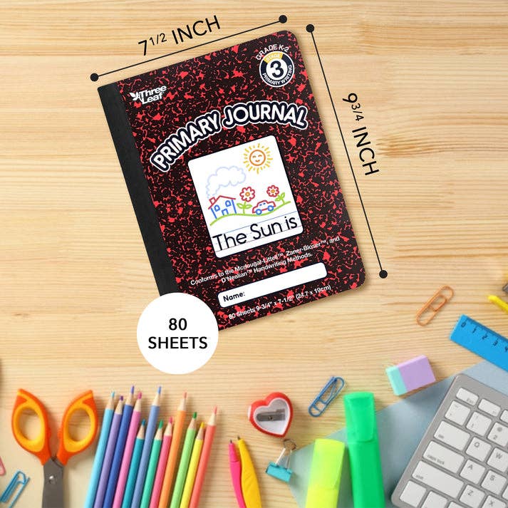 Composition Primary Notebook (Wide Ruled)