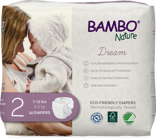Bambo Nature Dream Baby Diapers Size 2