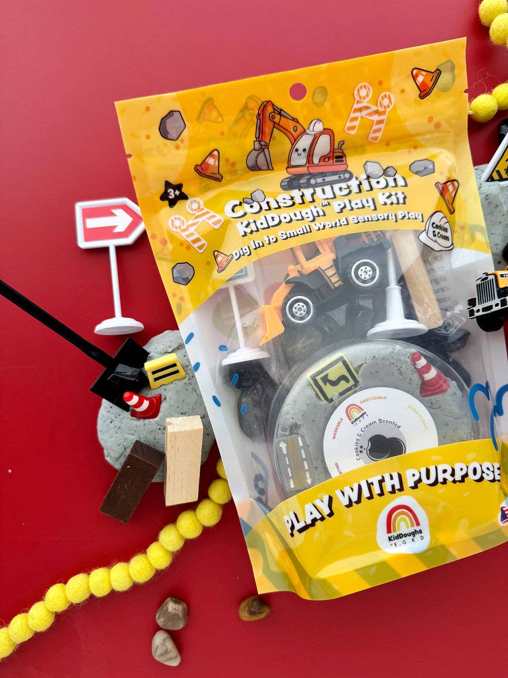 Earth Grown KidDoughs (KidDoughs by EGKD) - Construction KidDough Play Kit