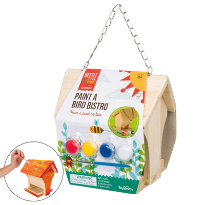 Toysmith - Beetle & Bee Paint A Bird Bistro