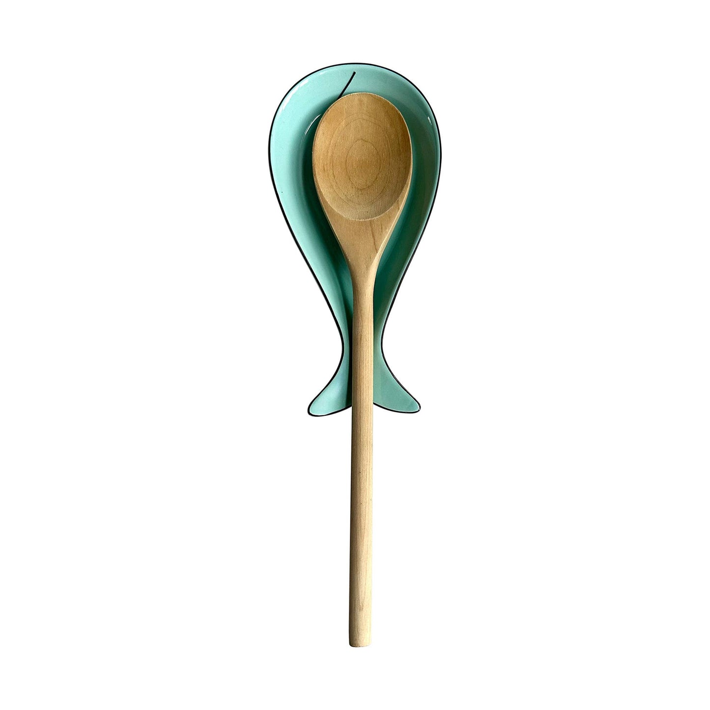 Fox Run Brands - Fox Run Whale Spoon Rest, Ceramic Spoon and Spatula Rest