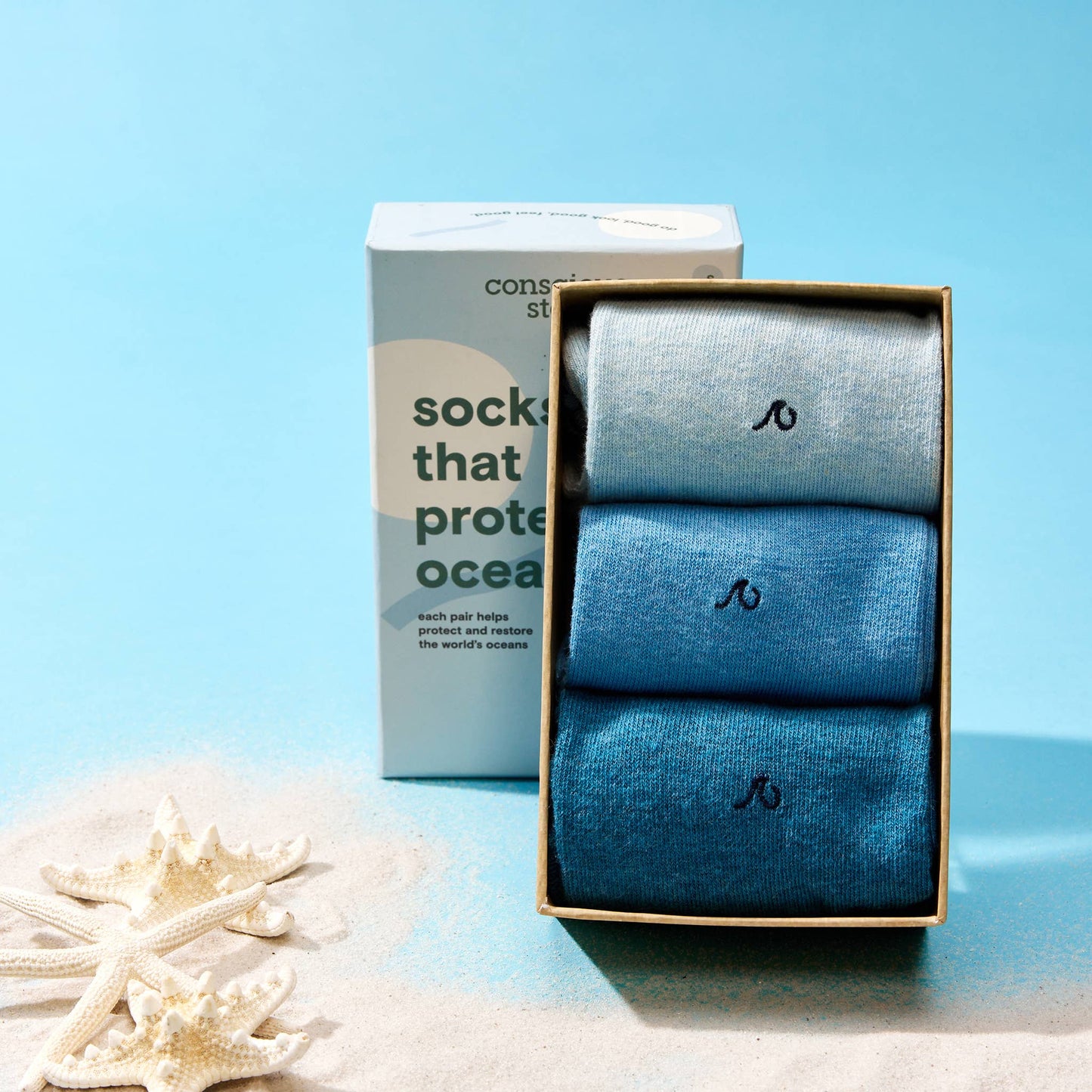 Conscious Step - Socks that Protect Oceans | Boxed Set - Ocean Gifts