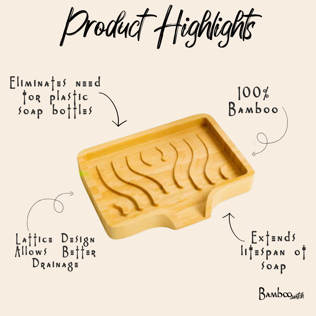 Bamboo Soap Lift | Wavy | Earth Day Bestseller