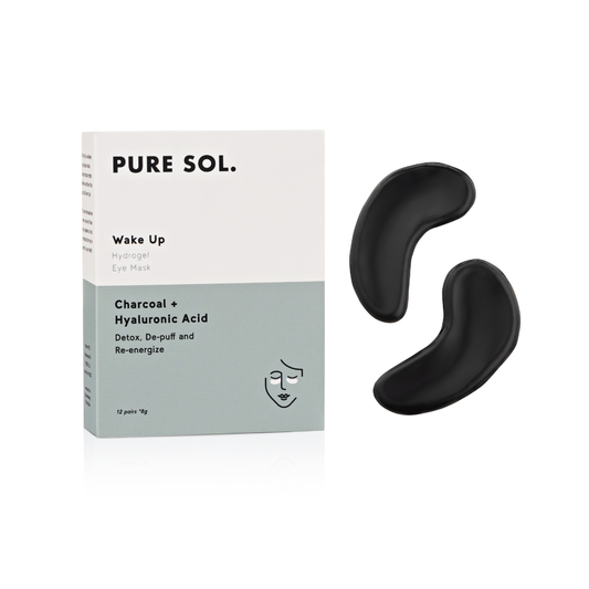 Wake Up Hydrogel Eye Mask Charcoal + Hyaluronic Acid