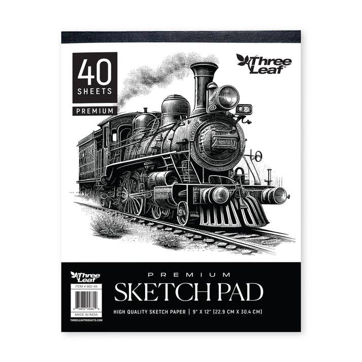 Three Leaf 9 X 12 Premium Sketch Pad 40 Ct. (Pack of 48)