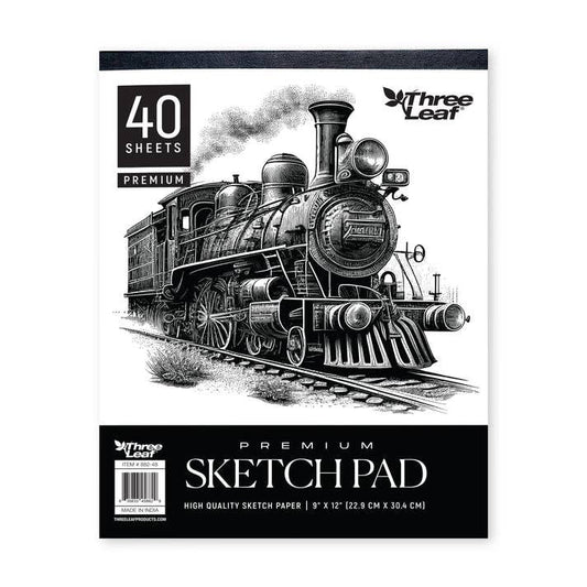 Three Leaf 9 X 12 Premium Sketch Pad 40 Ct. (Pack of 48)