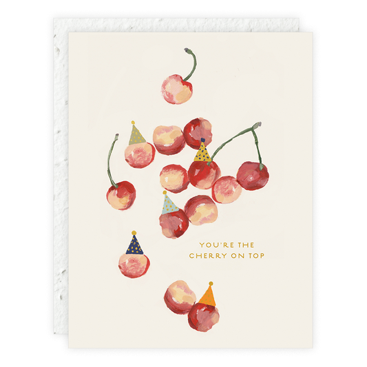 Cherry On Top - Birthday Card