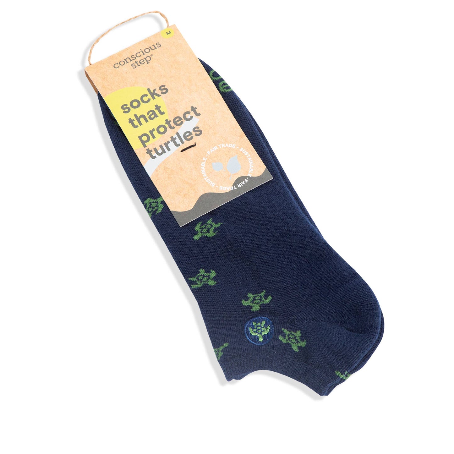 Conscious Step - Ankle Socks that Protect Turtles | Ocean Gifts