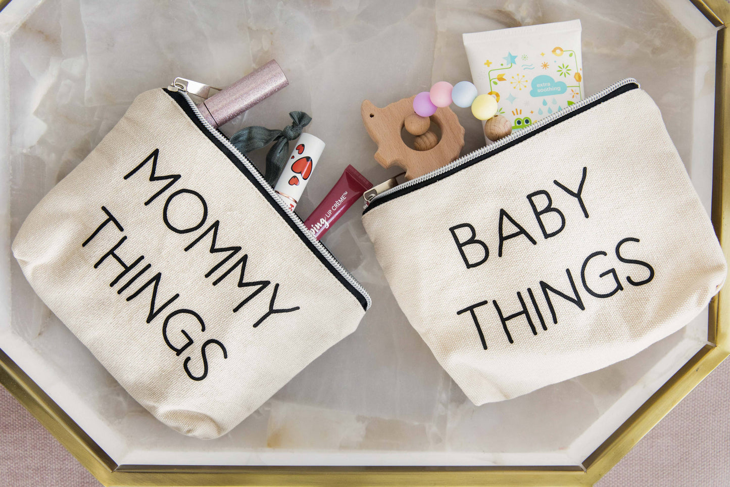 Pearhead - Mommy & Baby Travel Pouches