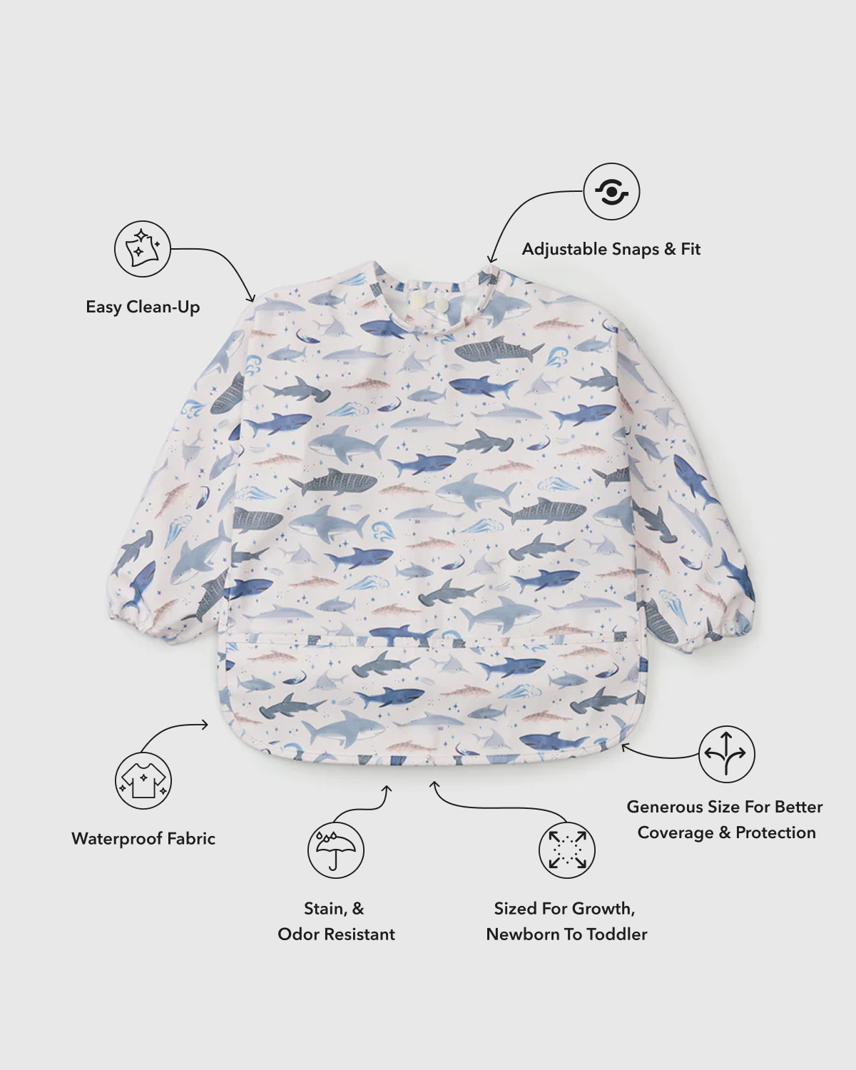 Long Sleeve Waterproof Bib