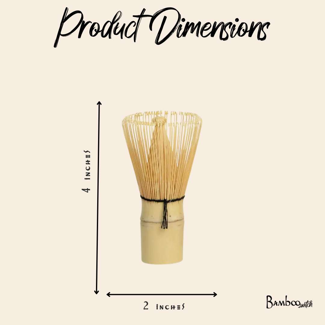 Bamboo Matcha Tea Whisk in Paper Tube | Matcha Bestseller