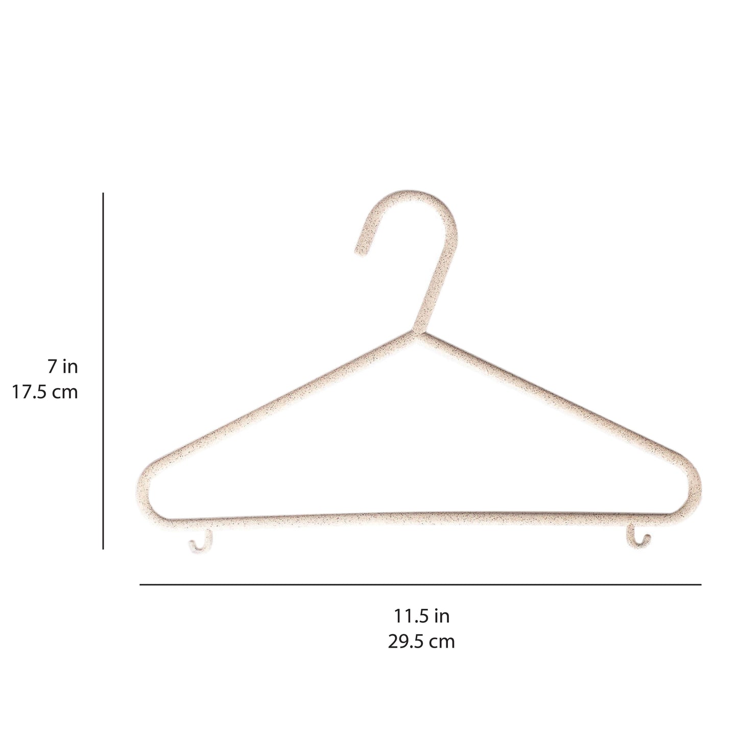Kids & Baby Wheat Straw Plastic Hangers (2 Packs of 15)