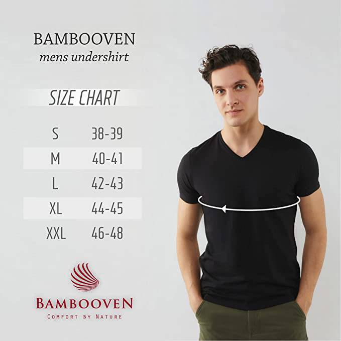 Bambooven - Men's Bamboo Crew Neck Undershirts (3-Pack)