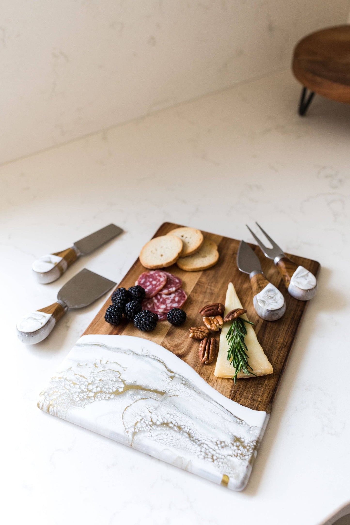 Resin Coated Cheese Knife Set - Set of 4 - NO TARIFFS!
