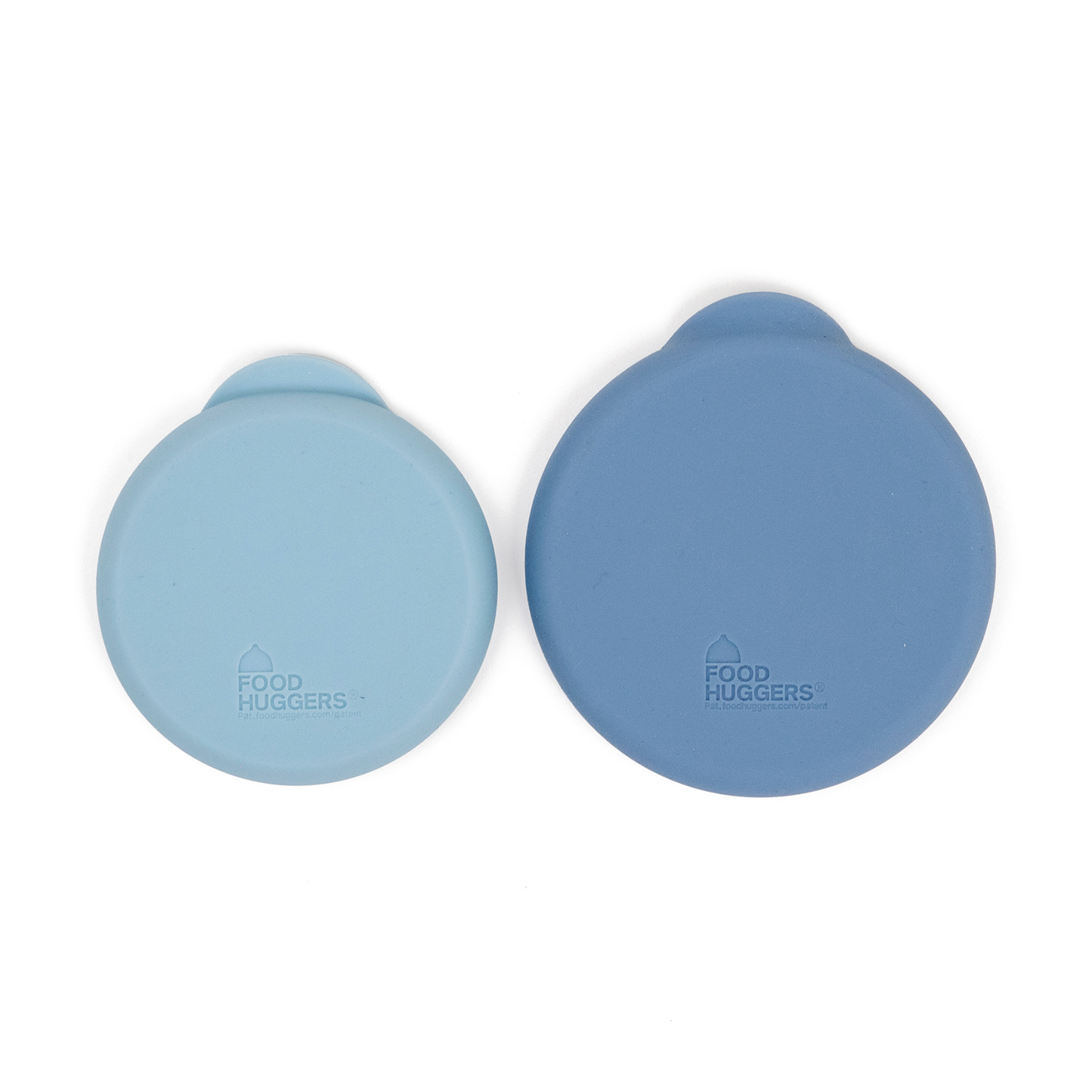Reusable Silicone Can Huggers  Cool Blue (Set of 2)