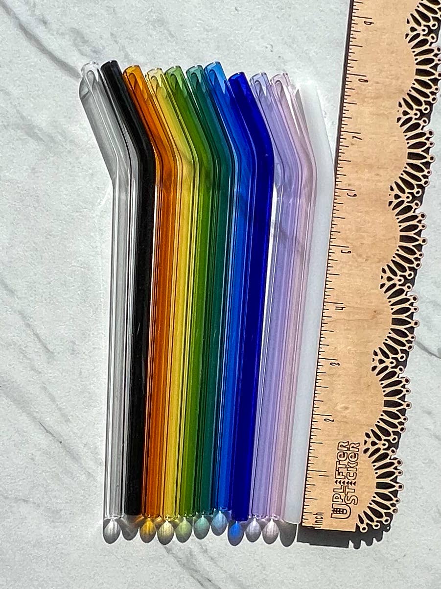 Uplifter Sticker - Glass straws for 16 oz Libbey can 8 inches