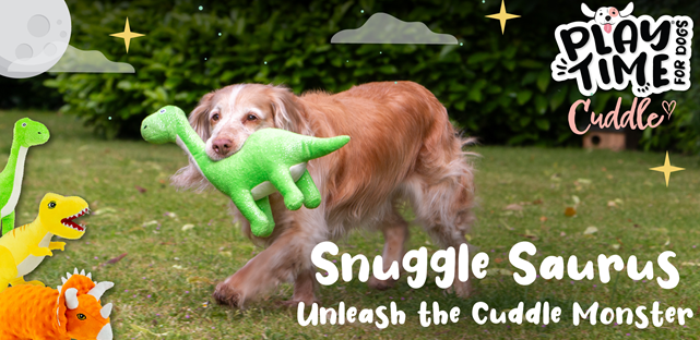 Play Time For Dogs - Cuddle Roarsome Dino
