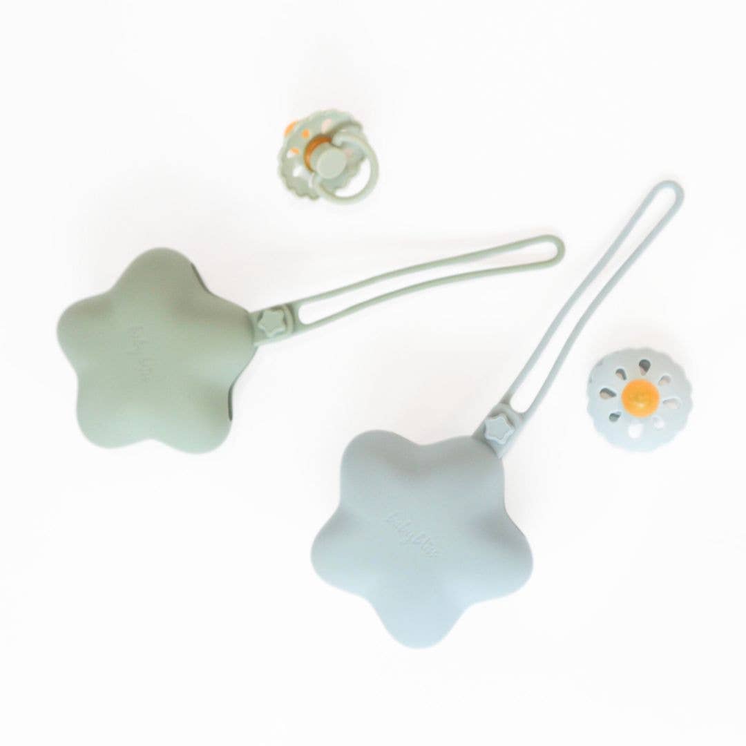 Star Pacifier Holder Case - Sage