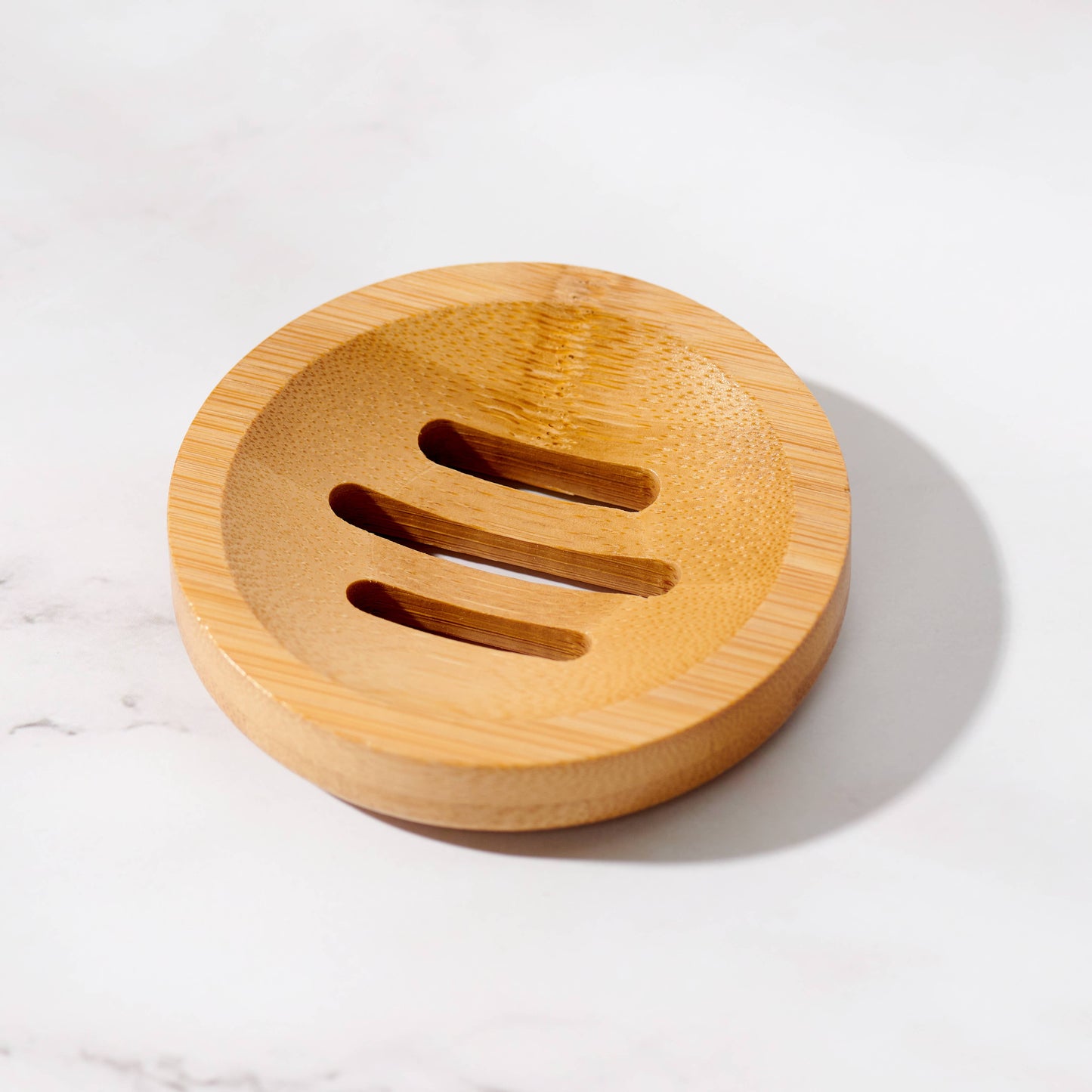 Bamboo Circular Soap Dish (Unbranded, Unpackaged)