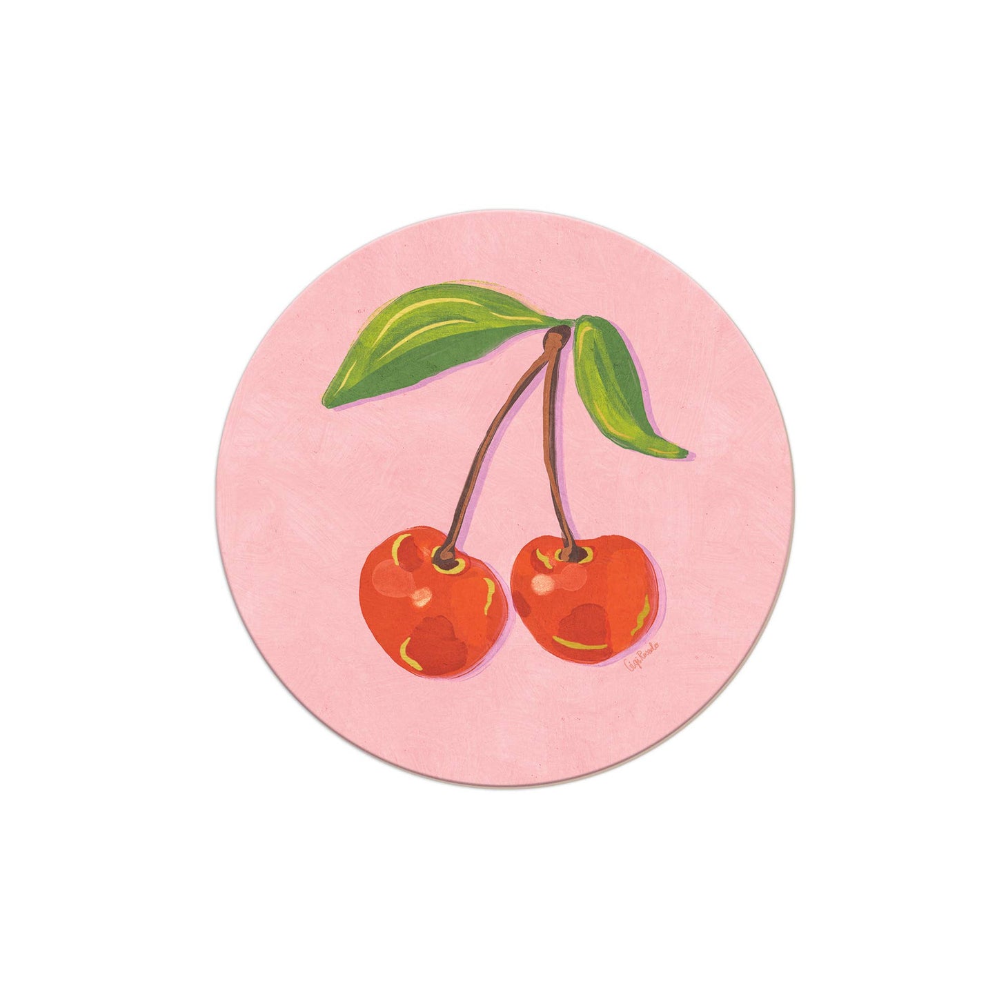 Sweetest Cherries Seedlings Coaster