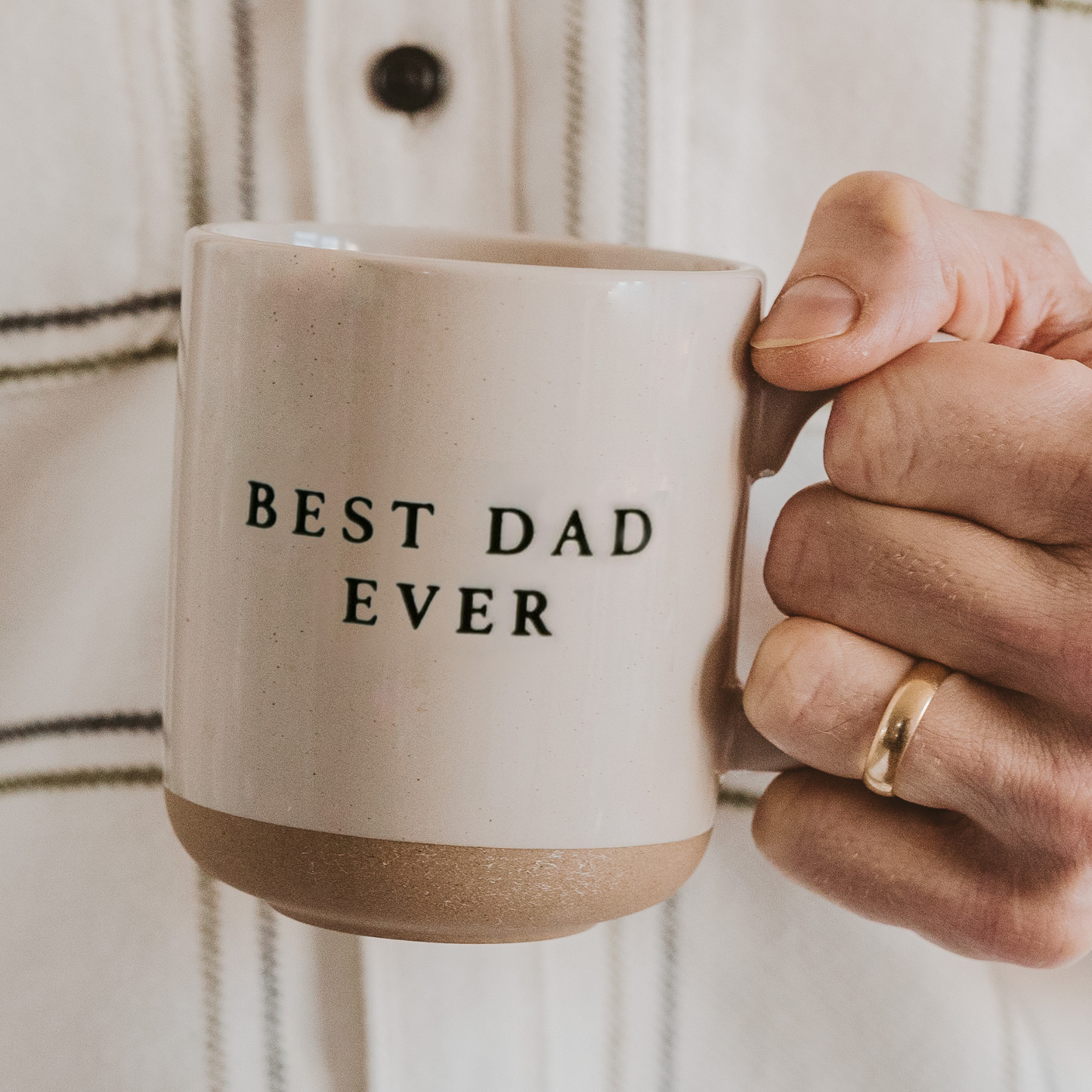 Sweet Water Decor - Best Dad Ever Stoneware Coffee Mug - Father's Day Gifts