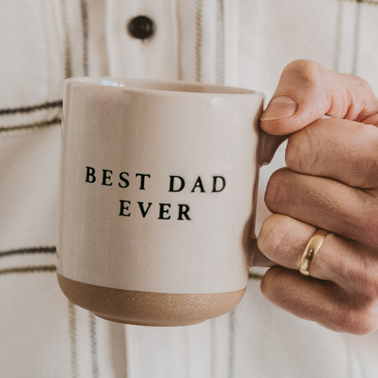 Sweet Water Decor - Best Dad Ever Stoneware Coffee Mug - Father's Day Gifts