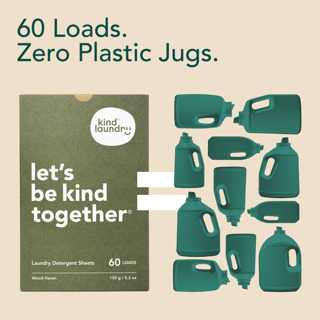 Zero Waste Laundry Detergent Sheets (Ocean Breeze)