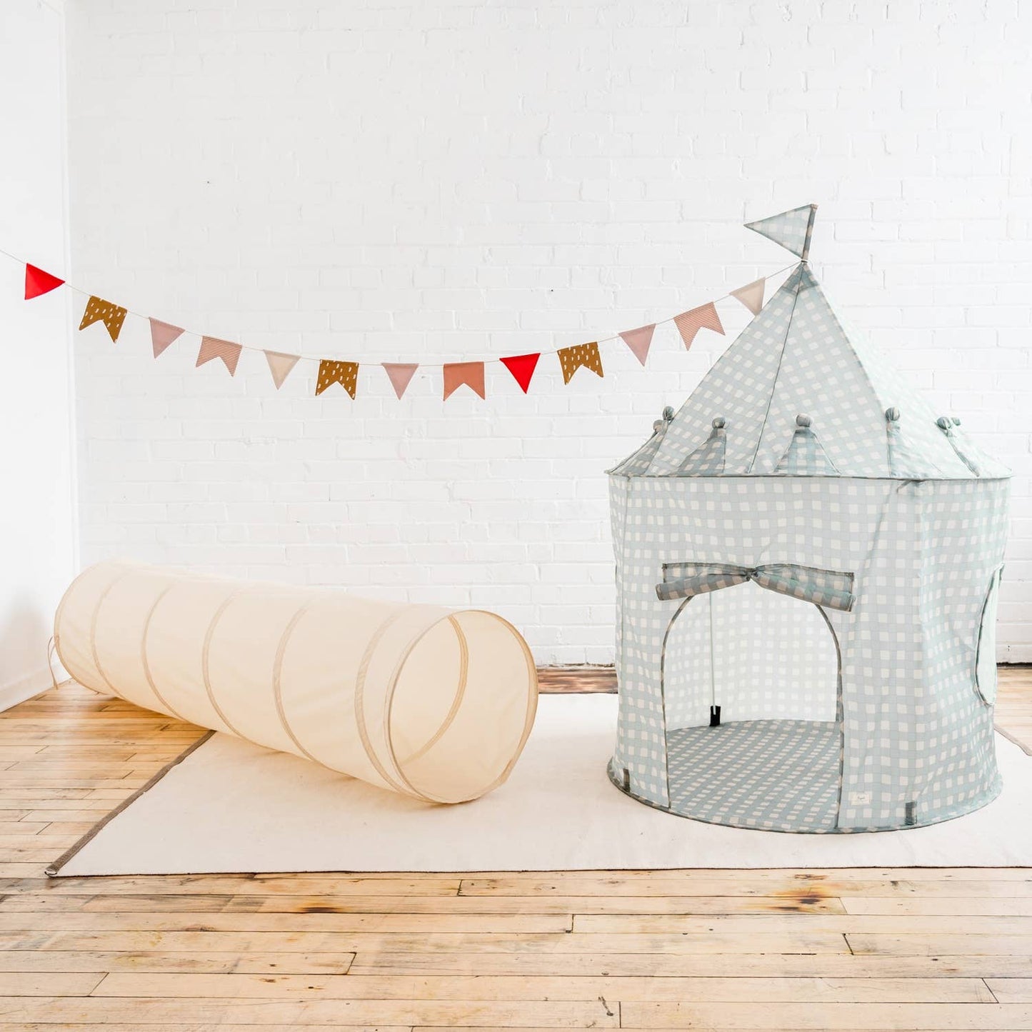 Kids Play Tunnel with Recycled Fabric