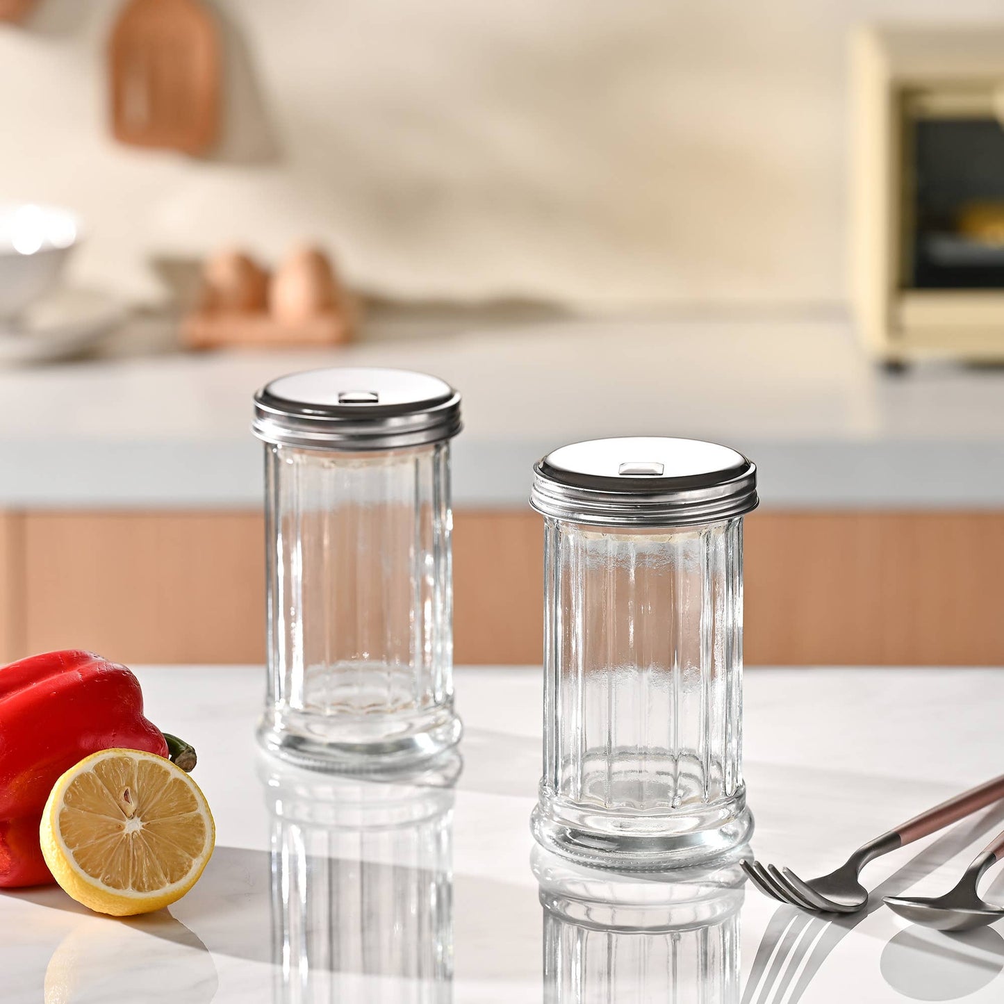 Fox Run Brands - Fox Run Classic Glass Sugar Shaker, 12 Ounce With Lid