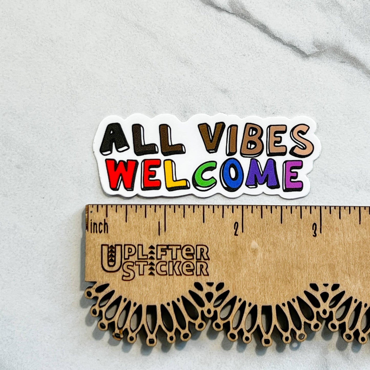 Uplifter Sticker - All vibes welcome sticker