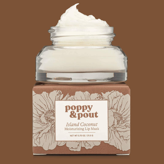 Poppy & Pout - Lip Mask, Original, Island Coconut