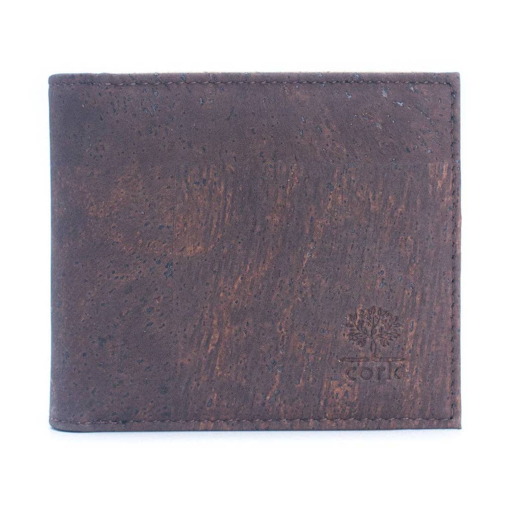 Meninas Bonitas Cork - Brown Cork Men's Wallet with Box Packaging BAG-2254