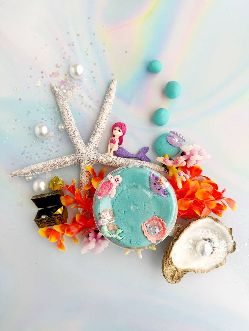 Earth Grown KidDoughs (KidDoughs by EGKD) - Mermaid KidDough Play Kit