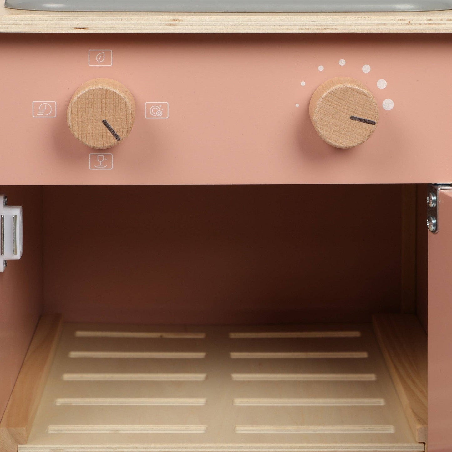Wooden Play Kitchen Set - Montessori Pretend Cooking, Baking