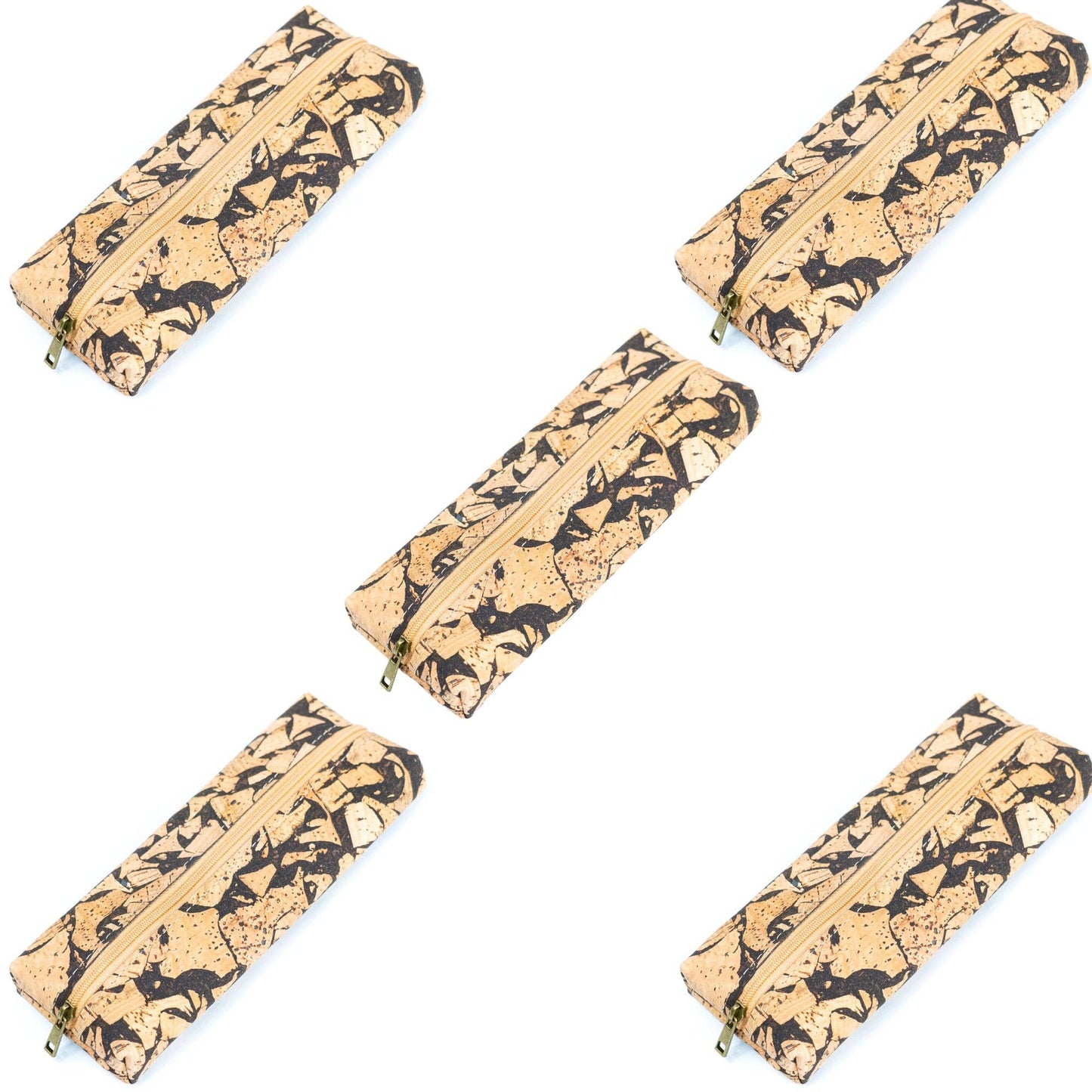 Cork Pencil Case  Pack of 5 | Lightweight, Durable & Stylish BAGP-339