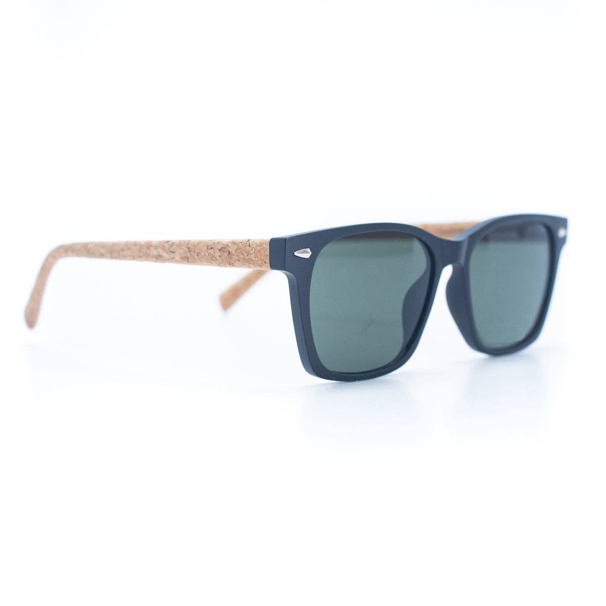 Men's Cork Sunglasses with UV Protection Lenses and Glasses