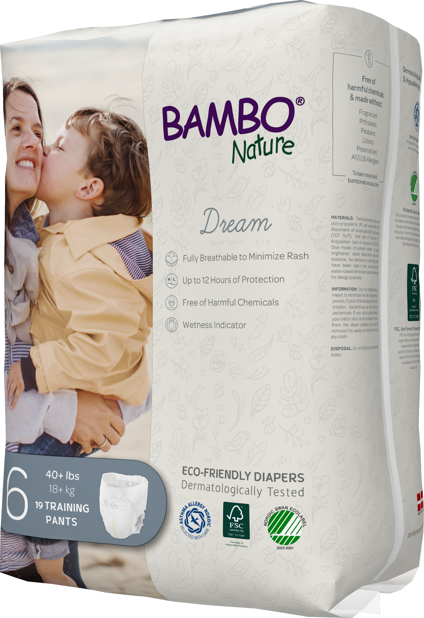 Bambo Nature USA - Bambo Nature Training Pants Size 6