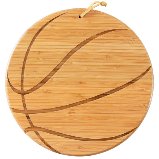 Totally Bamboo - Basketball Shaped Cutting Board & Charcuterie Serving Tray