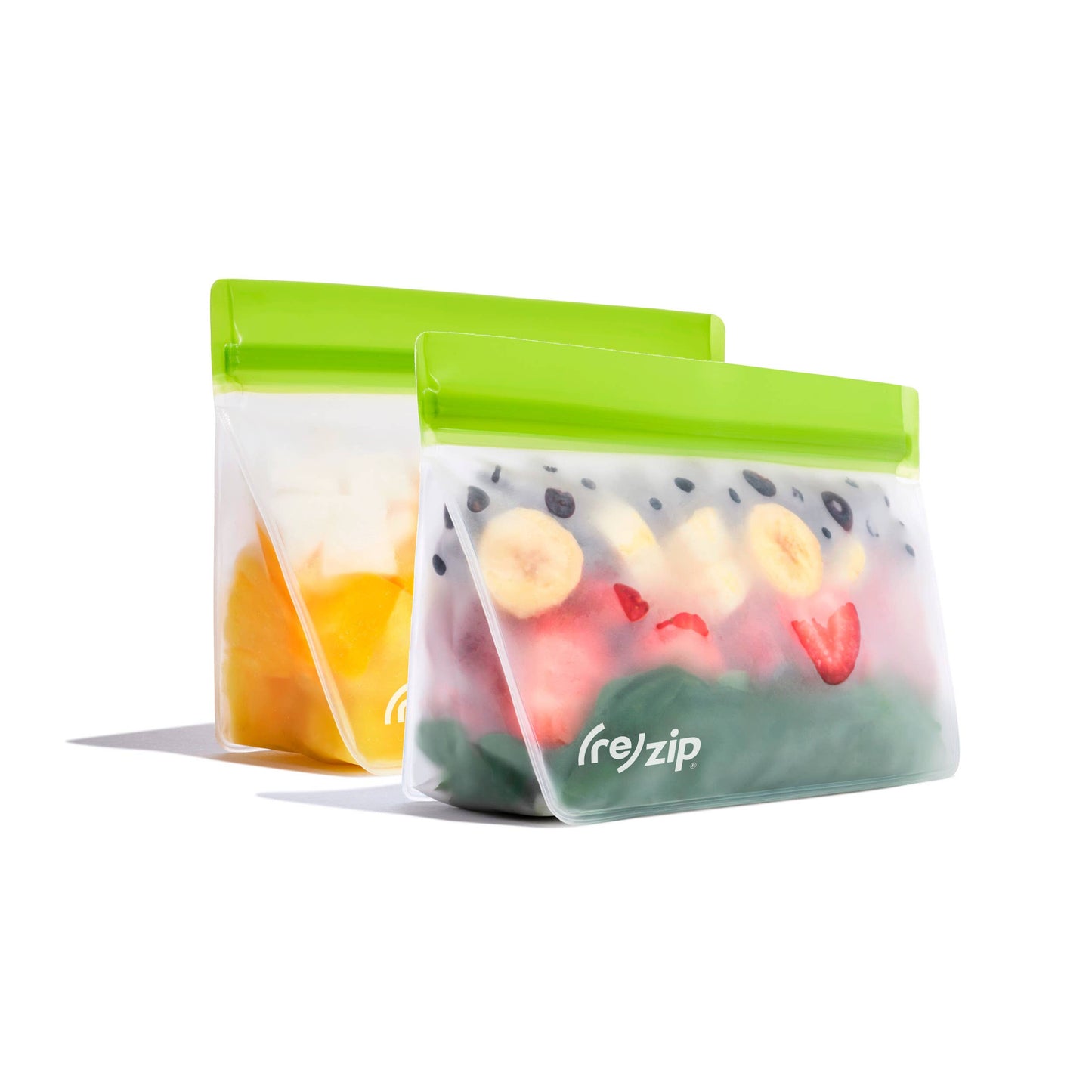 Reusable Stand-Up Storage Bags - Asst Colors - 5 Piece Set