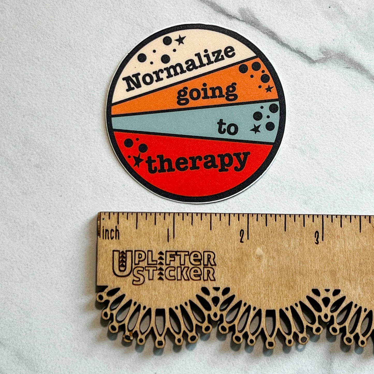 Uplifter Sticker - Normalize going to therapy sticker