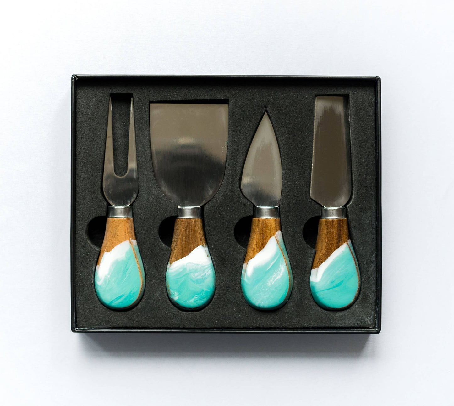 Resin Coated Cheese Knife Set - Set of 4 - NO TARIFFS!