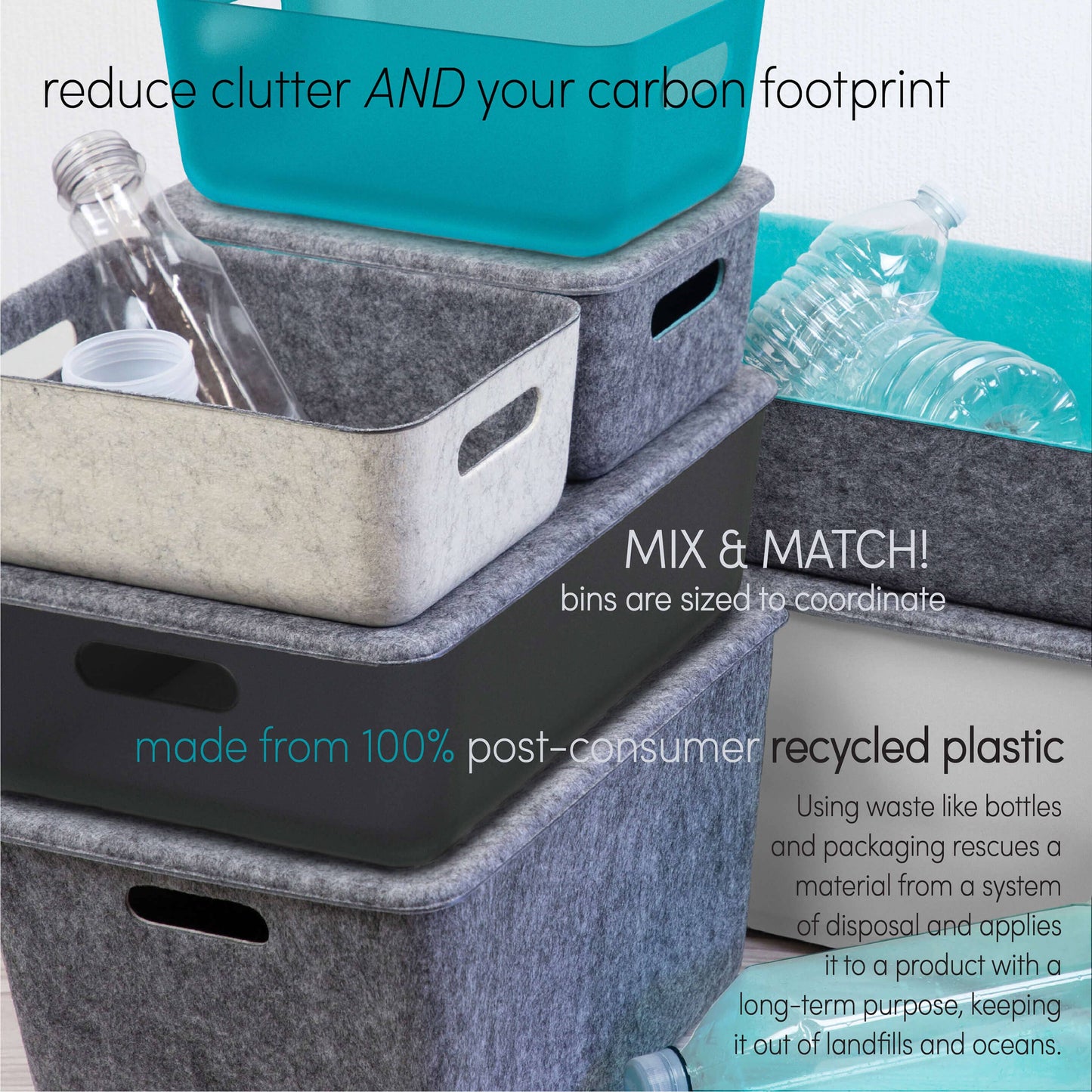 ReSTAK recycled FELT storage medium tall
