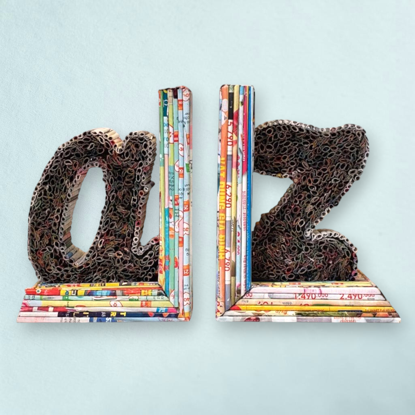 The Upcycled Paper Company - Bookends - Recycled Paper