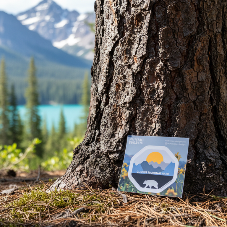 Glacier National Park Sticker - Montana Sticker + Souvenir