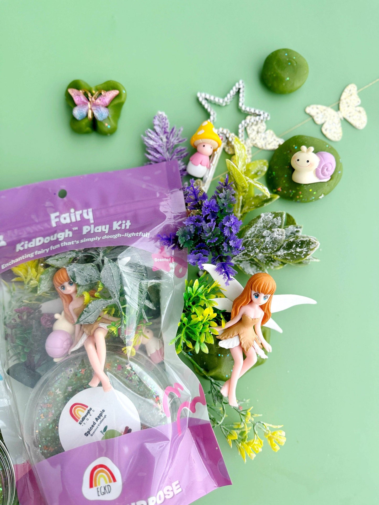 Earth Grown KidDoughs (KidDoughs by EGKD) - Fairy KidDough Play Kit
