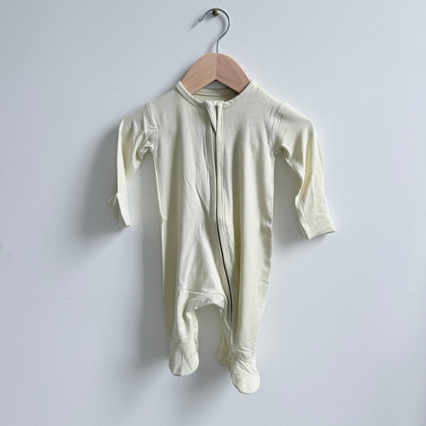 Ali+Oli - Baby Footie 2-Way Zipper – Bamboo Lounge Wear Sage