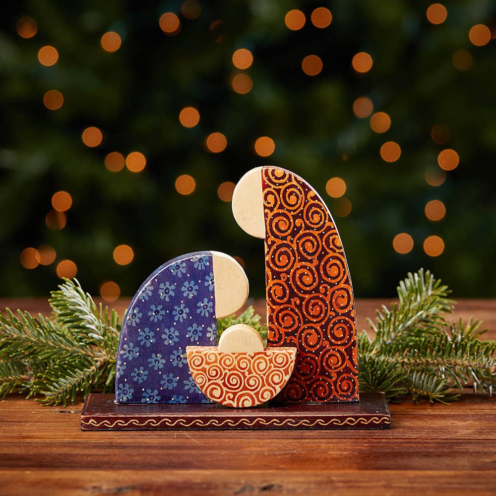 SERRV International - Batik Art Nativity