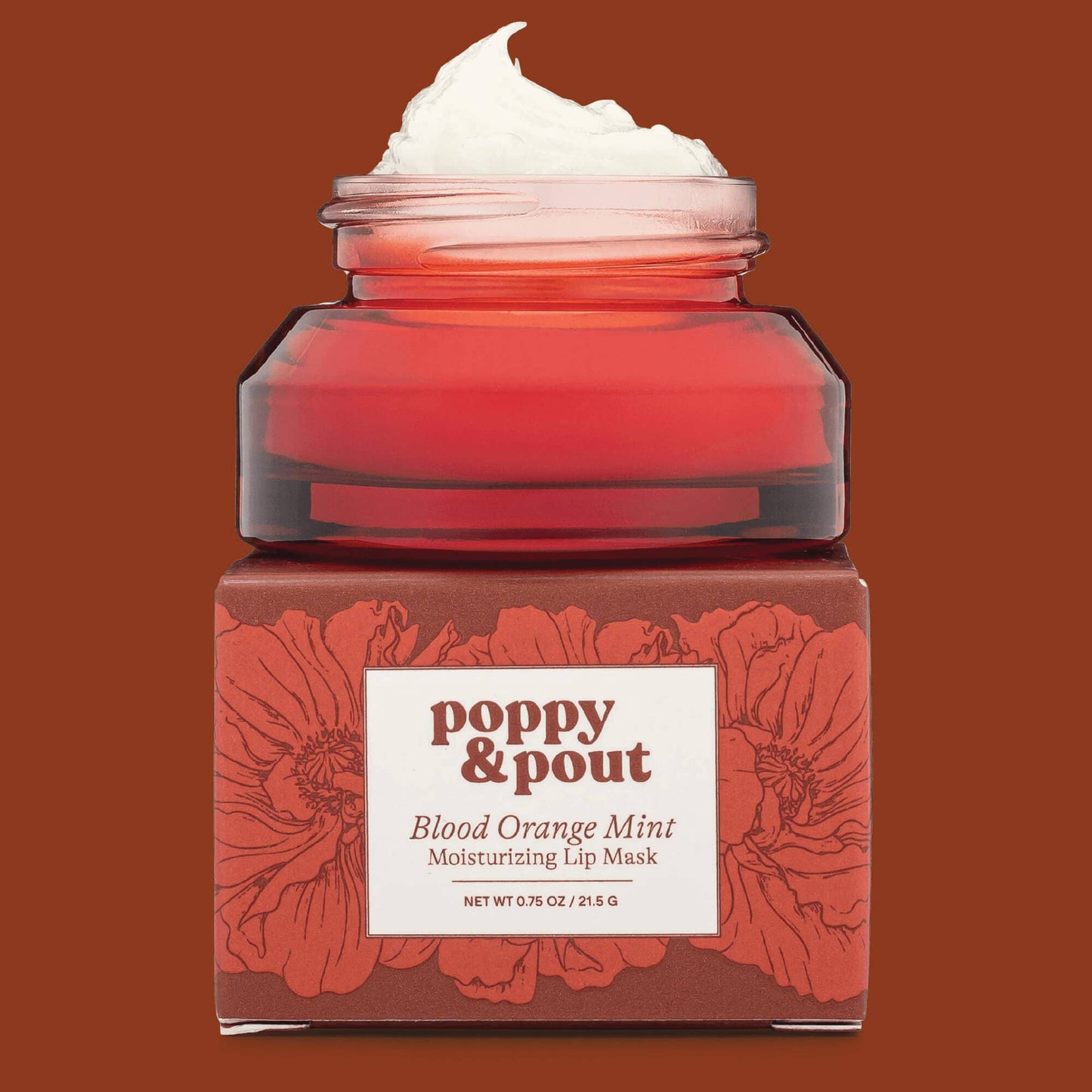 Poppy & Pout - Lip Mask, Original, Blood Orange Mint
