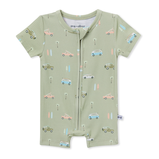Short Zip Romper