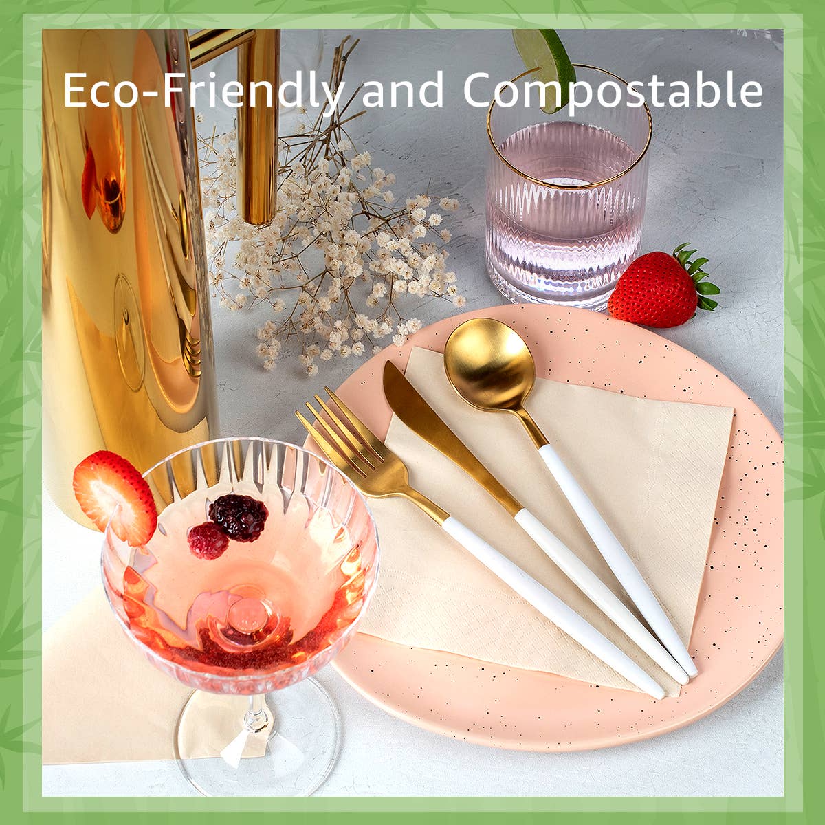 Ibambo Bamboo Everyday Napkins - 50 Pack - 2 Ply